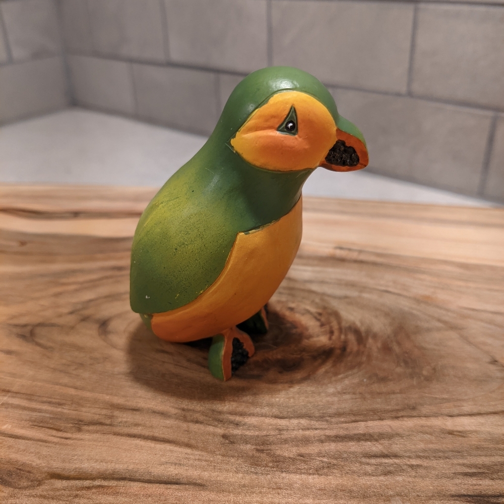 Enesco Home Grown Papaya Puffin Figure 3.5"